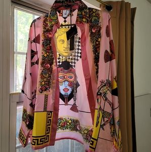 Versace Mask Silk Shirt